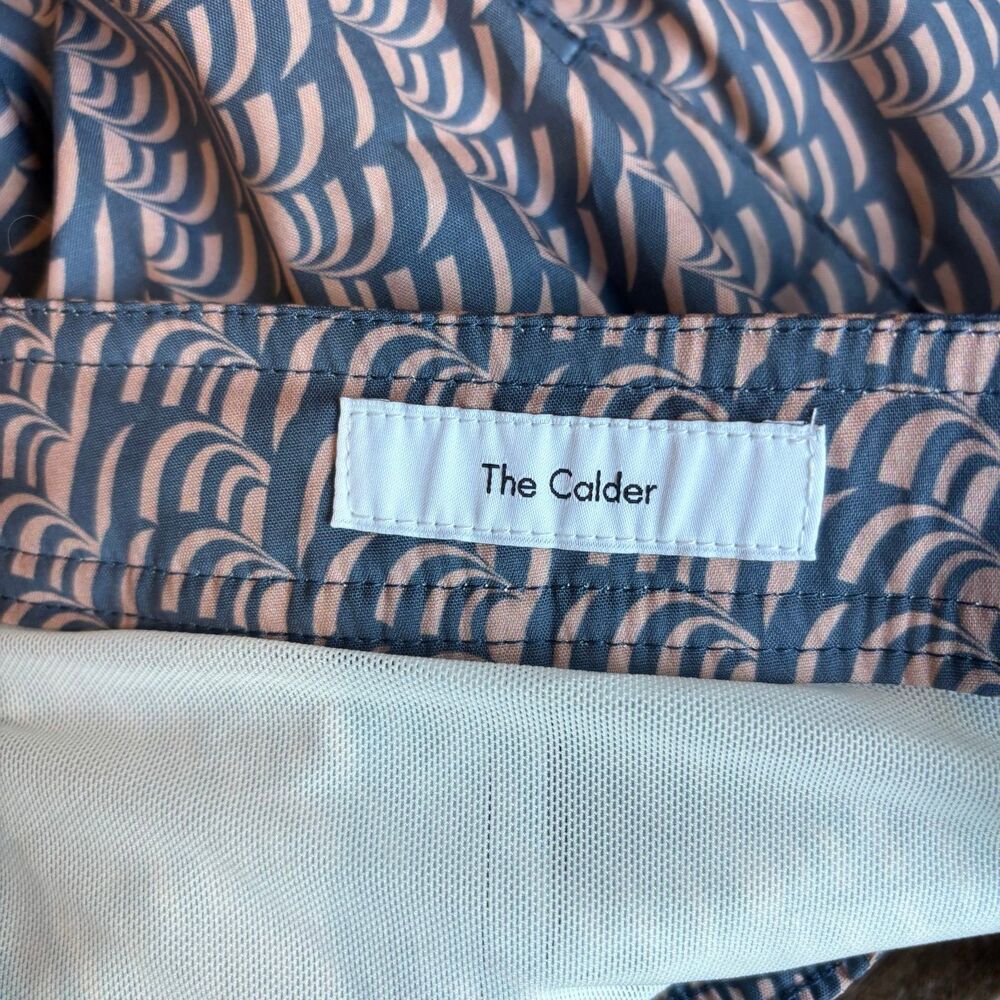 Onia Men’s Calder 6E Swim Trunks Optic Wave - Picture 8 of 10